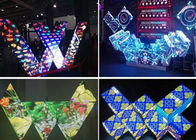 Gorgeous Various Shape Dj Booth LED Screen Adjustable Brightness Full Color