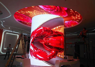 High Brightness 800nits Curved RGB LED Screen For Shopping Mall