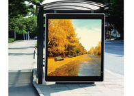 P3.91 Outdoor Full Color Led Display Bus Stop Innovative Light Box Lamp Post