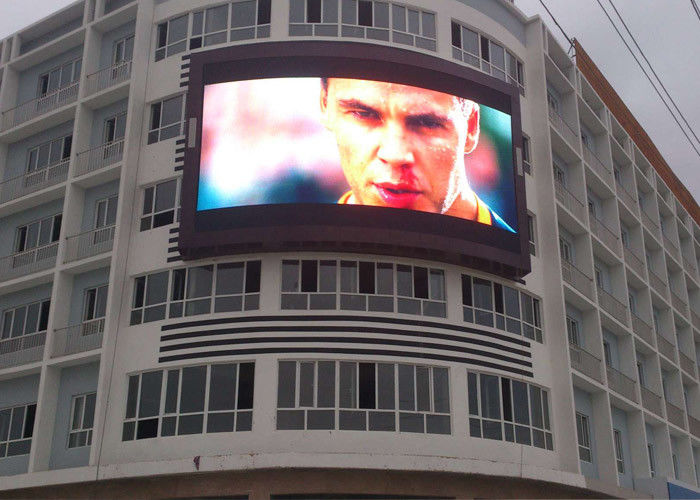 Full Color Pixel Pitch 8mm Outdoor LED Displays , Waterproof Advertising Led Display Screen