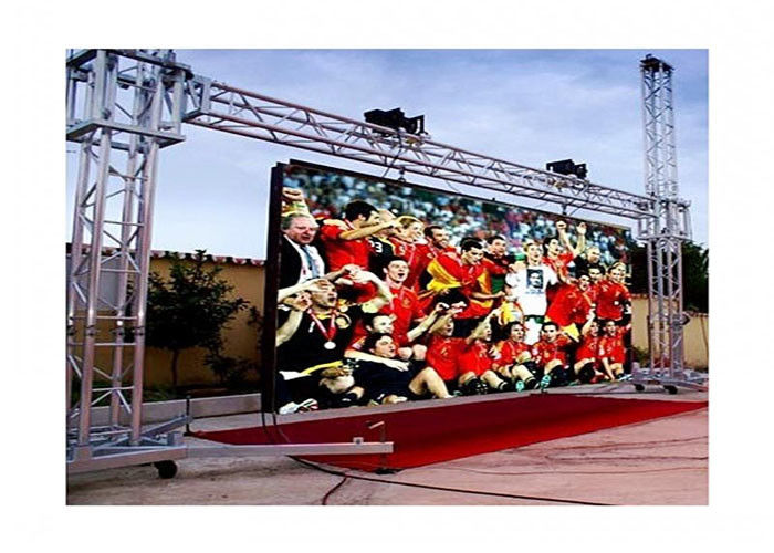 High Resolution Outdoor Rental Led Screen 10000 Pixels , Strong Rugged hd led display