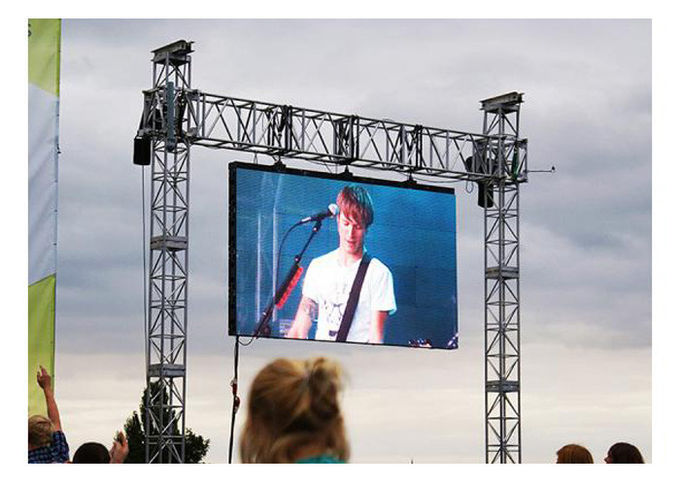 High Brightness P6 Outdoor LED Video Board With 120° Best View Angle 2-3 Years Warranty