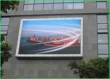 Customized Large Outdoor Led Display Screens , Outdoor Led Message Board For Train Station 50W