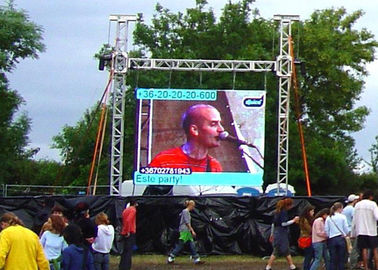 Corrosion Proof P6 Outdoor Video Screen Rental For Stage Performance
