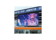 Large P8 Outdoor Advertising Led Display Screen With Sensor Card , 15625 Dots / ㎡