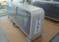 Outdoor Bright Taxi Top LED Display Roof Signs For Cars With Double Side Screen