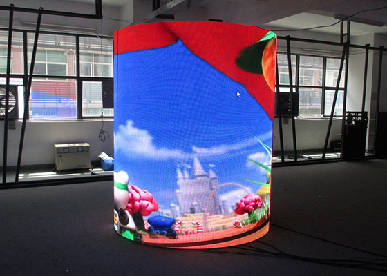 P2.5 320*160mm Indoor Flexible Led Screen HD Soft Curved Led Panel