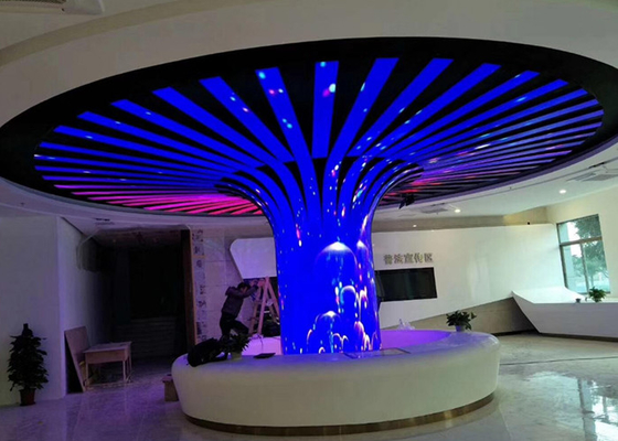 P2.5 P3 SMD2020 Indoor Full Color Led Screen Curved For Exhibition