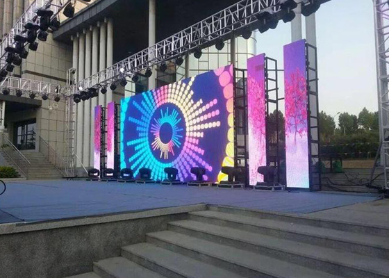 P3.91 P4.81 250*250mm Outdoor Rental Led Display For Stage Events