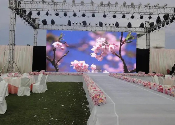 4.81mm Movable Outdoor Rental Led Screen For Stage Easy Assemble
