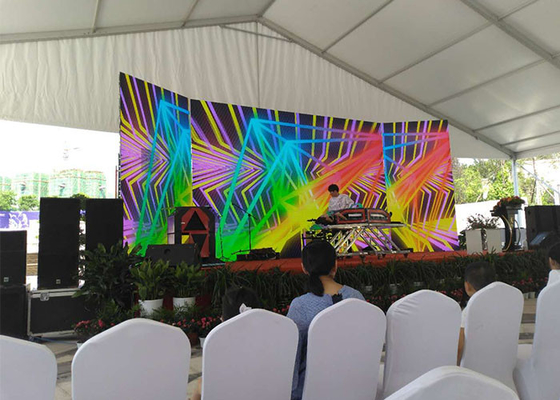 4.81mm Movable Outdoor Rental Led Screen For Stage Easy Assemble