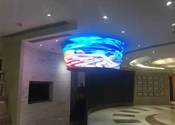 1R1G1B Flexible Led Screen Panel P3 P4 P5 HD Cylindrical Led Display