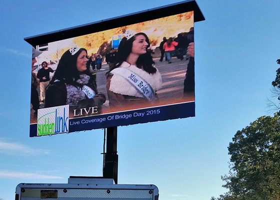 IP65 Outdoor LED Screen Rental Advertising Boards With Fast Lock