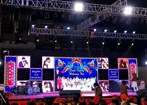 Seamless Splicing Indoor Rental Led Screen SMD2020 For Concert