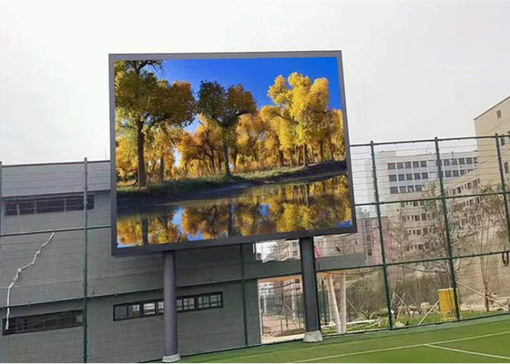 High Brightness 5500nits LED Message Board Waterproof Steel Structure