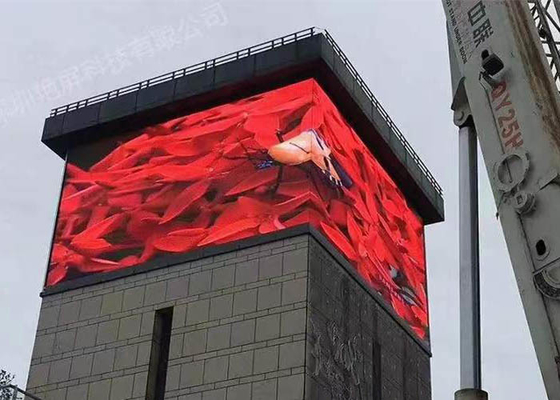 P8 P10 High Brihtness 6000nits Outdoor Full Color Led Display Wall Screen