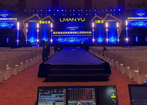 1R1G1B Indoor Flexible Led Screen Wall Biggest Led TV For Concert