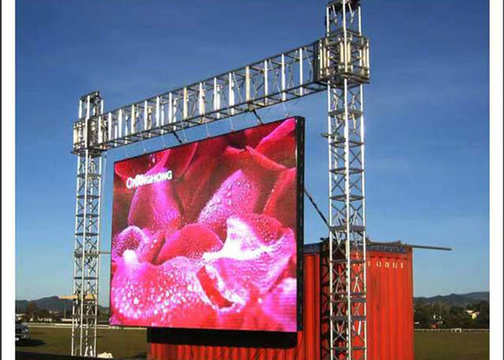 Full Color Outdoor Flexible LED Curtain Display For Wedding Events