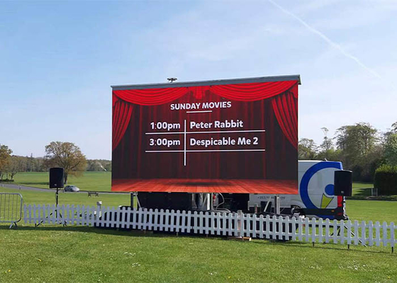IP65 Mobile Outdoor Rental Led Screen Die Casting Aluminum Box