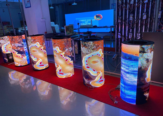 Small Pitch flexible lED display screen SMD2020 Novastar System