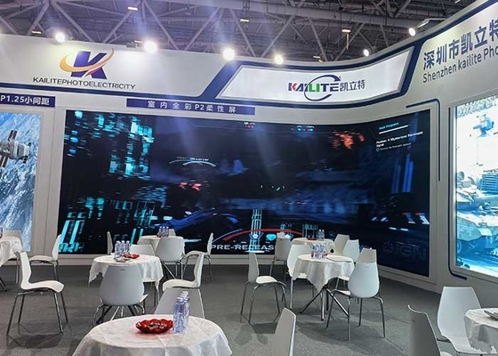 Indoor Bendable Flexible Led Panel Screen HD P2.5 320*160mm Module Size