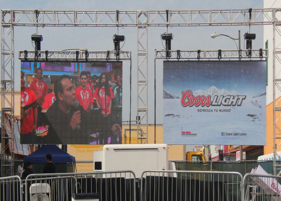 P4.81 Movable Outdoor Rental Led Screen Show Background Video Wall