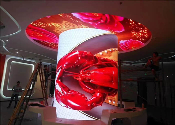 Flexible Indoor Full Color Led Display Soft Module Advertising Tunnel