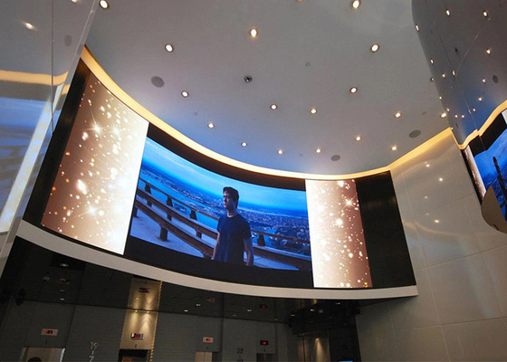 Customized HD P3 Flexible Curved RGB LED Screen Low Consumption Design