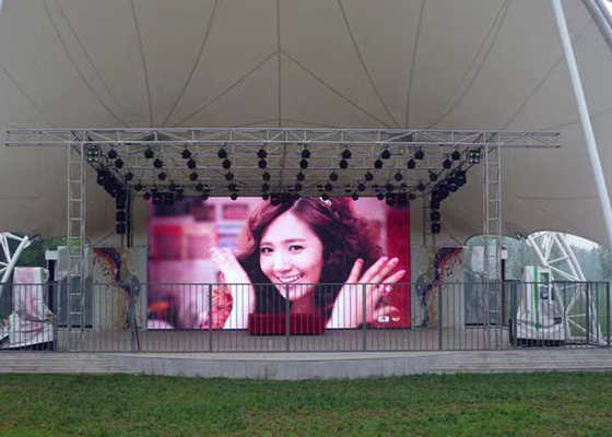 P4.81 100% Waterproof Outdoor Rental Led Screen  Full Color Panel