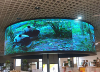 HD P4 Curved Design SMD Shopping Mall LED Display  Long Life Time