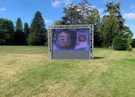 Pixel 2.604mm 2.976mm Event Screen Hire For Outside 500*500mm Panel