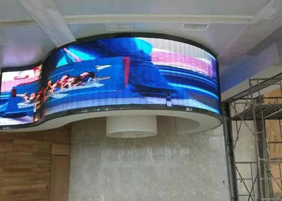 P1.8 Giant Soft Flexible Bendable LED Screen For Advertising Signage