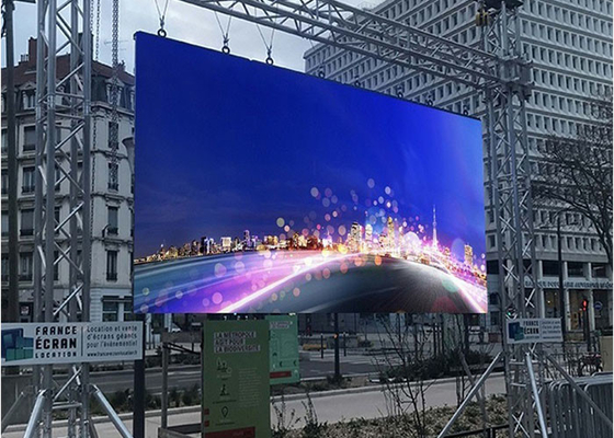 4.81mm Stage Outdoor Rental Led Screen Portable 500*500/1000mm Cabinet