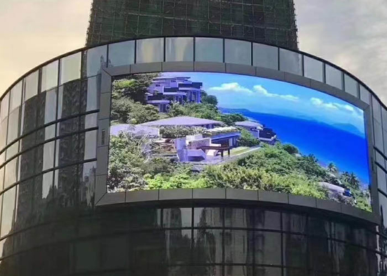 High Brightness P8 P10 Outdoor LED Billboard Display 16bit Greyscale