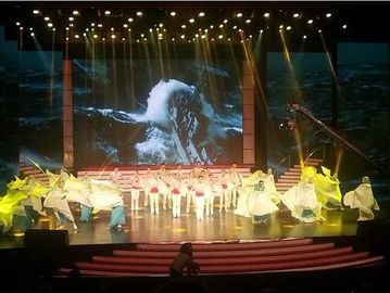 High Brightness Led Stage Backdrop Pitch 3.91mm IP65 Nova / Linsn System