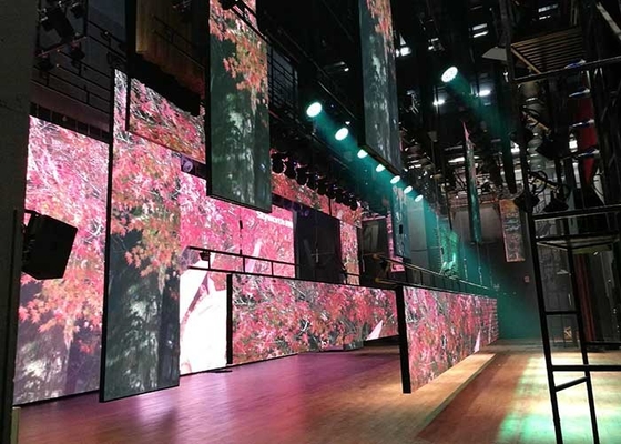 P2.976 Indoor Big Full Color LED Screen Front Maintenance For Concert