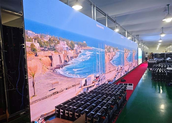 High Resolution P1.56 Gob LED Video Wall for Big Festival Events Program Support
