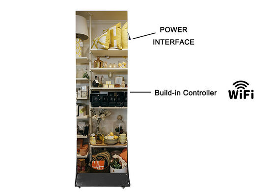 All-in-one Double Sided Ultra Thin Poster LED Screen Indoor Moveable