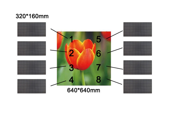 Indoor/Outdoor Rental LED Screen P2.5 P3.07 P4 640*640mm Die-casting Aluminum