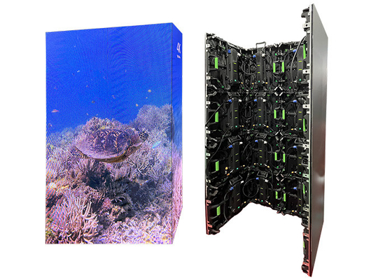 P1.95 P2.5 P2.6 P3.91 Right Angle Rental LED Display 250*250mm Module Size Hard Connection