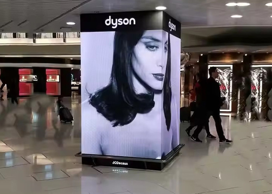 Right Angle LED Video Wall P1.875 P2.5 Indoor Front Maintenance