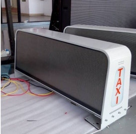 Outdoor Taxi Top LED Display High Brightness P4 3G 40000 Dots / Sqm 1200Hz