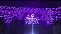SMD Indoor Full Color DJ Booth Led Screen , P5 Led DJ Facade For Nightclub Bar