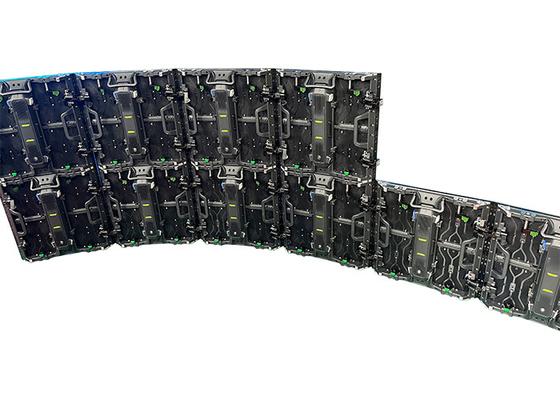 Square 90 Degree Rental Screen For Stage Events Optional Curved Locks
