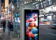 P3.91 Outdoor Full Color Led Display Bus Stop Innovative Light Box Lamp Post