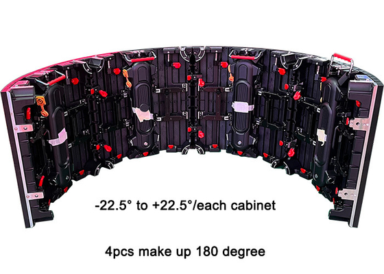 Perfect Arc Rental Screen For Indoor And Outdoor Stage Events 45 Degrees