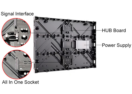 Home Theatre ALuminum Light Weight LED Screen Seamless Easy Installation
