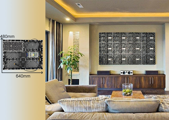 Home Theatre ALuminum Light Weight LED Screen Seamless Easy Installation