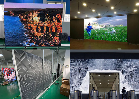 Seamless Splicing 640*640mm Indoor LED Video Wall For Cinema Control Room