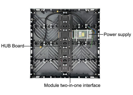 Seamless Splicing 640*640mm Indoor LED Video Wall For Cinema Control Room